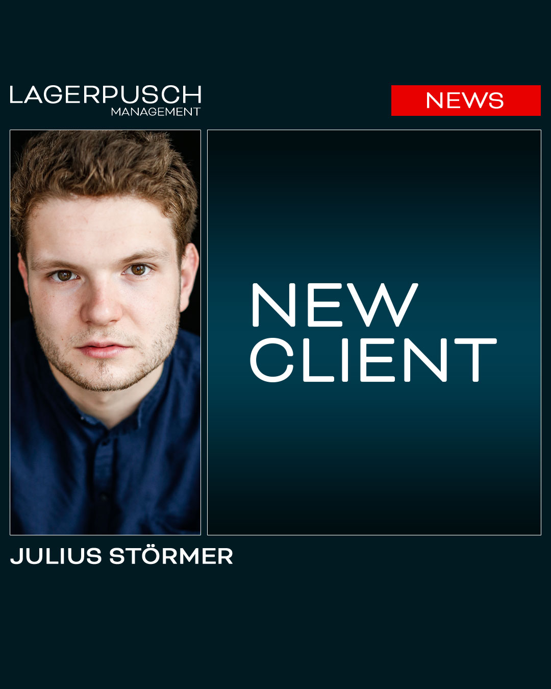 Neu bei uns: Julius Störmer