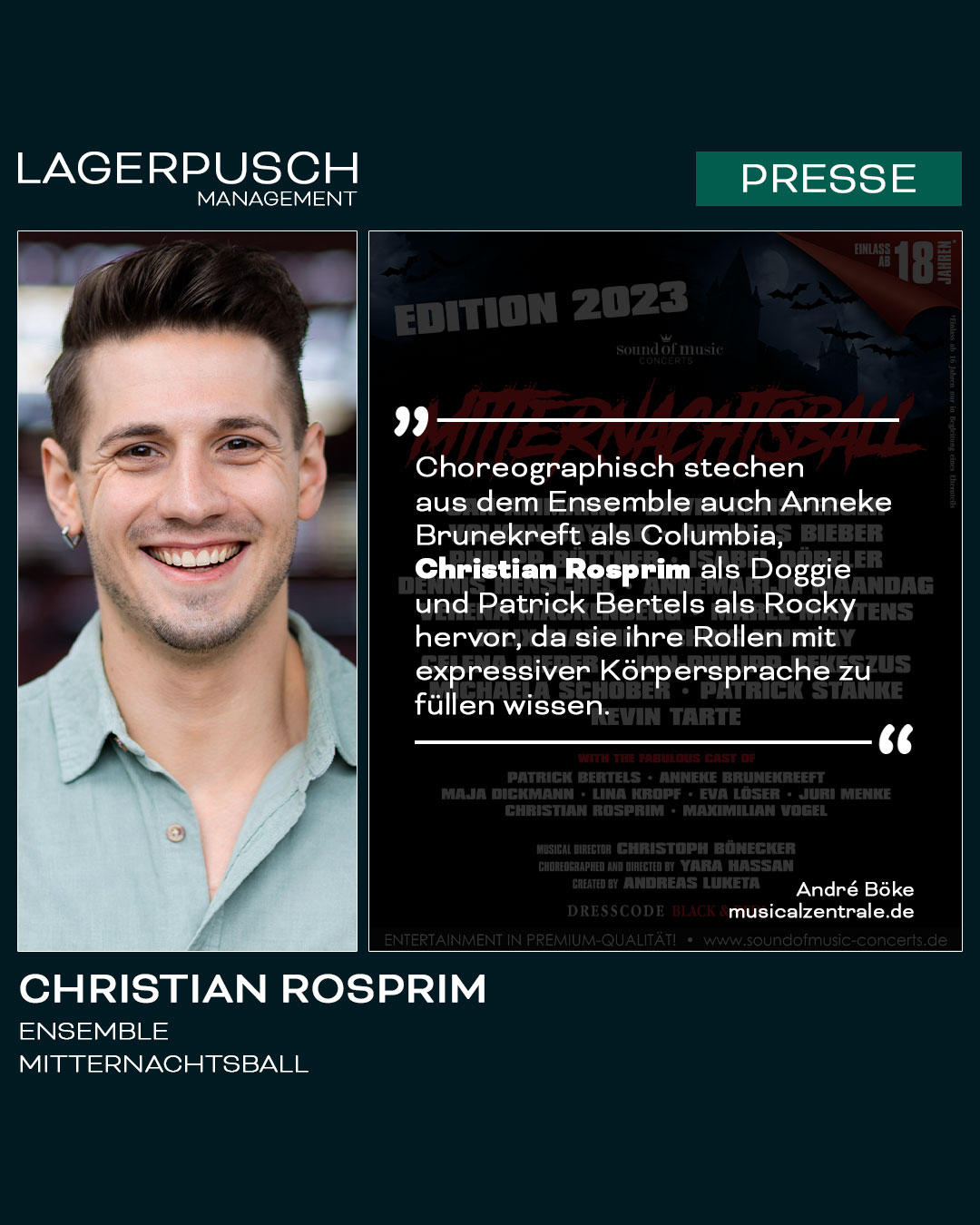 📰 Christian Rosprim / Mitternachtsball 2023