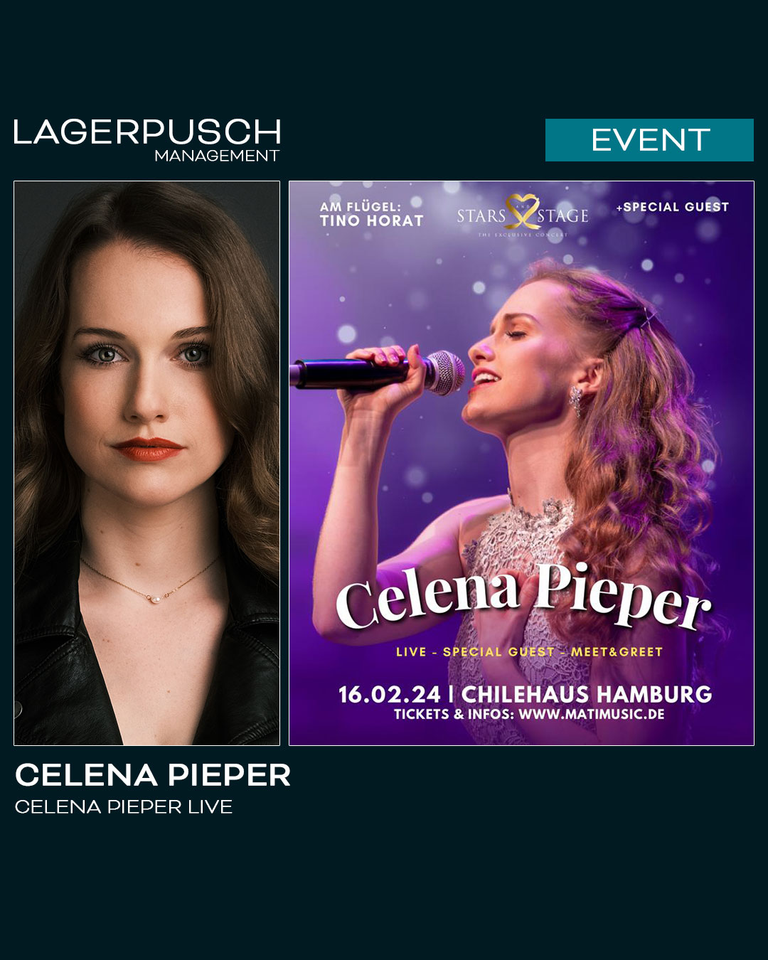 TONIGHT ON STAGE: Celena Pieper gibt erstes Solo-Konzert in Hamburg