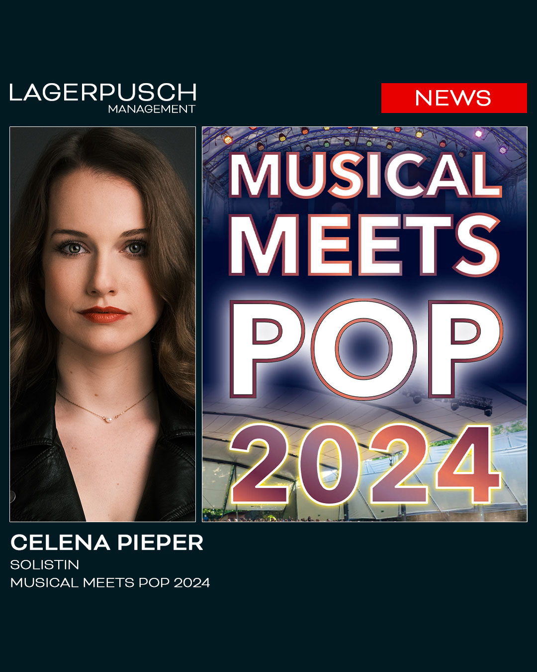 Celena Pieper als Solistin bei „Musical meets Pop 2024“ bei den Freilichtspielen Tecklenburg