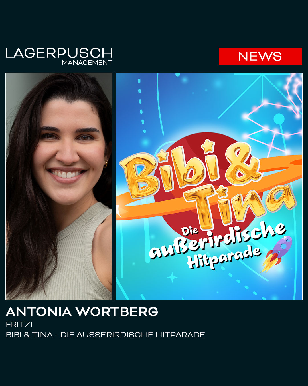 Antonia Wortberg wird Fritzi bei „Bibi & Tia – Die außerirdische Hitparade“