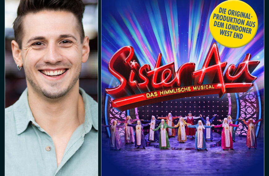 CHRISTIAN ROSPRIM WIRD COVER PABLO, COVER JOEY, COVER ERNIE UND ENSEMBLE BEI „SISTER ACT – DAS MUSICAL“