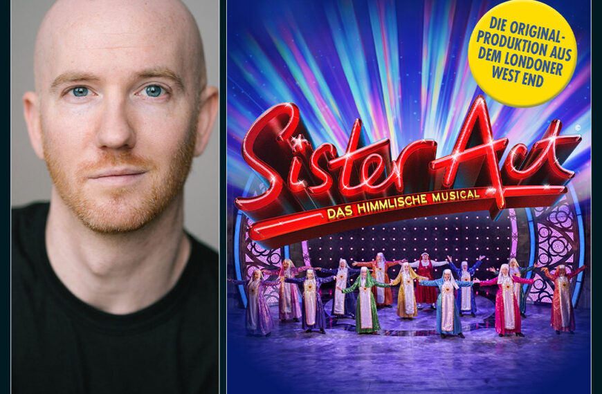 KEVIN GORDON VALENTINE WIRD SWING UND COVER JOEY, COVER PABLO, COVER TJ, COVER MONSIGNORE O’HARA SOWIE ASSISTANT RESIDENT DIRECTOR UND ASSISTANT DANCE CAPTAIN BEI „SISTER ACT – DAS MUSICAL“