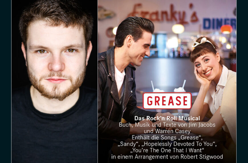 JULIUS STÖRMER WIRD ROGER IN „GREASE“ AM THEATER DORTMUND