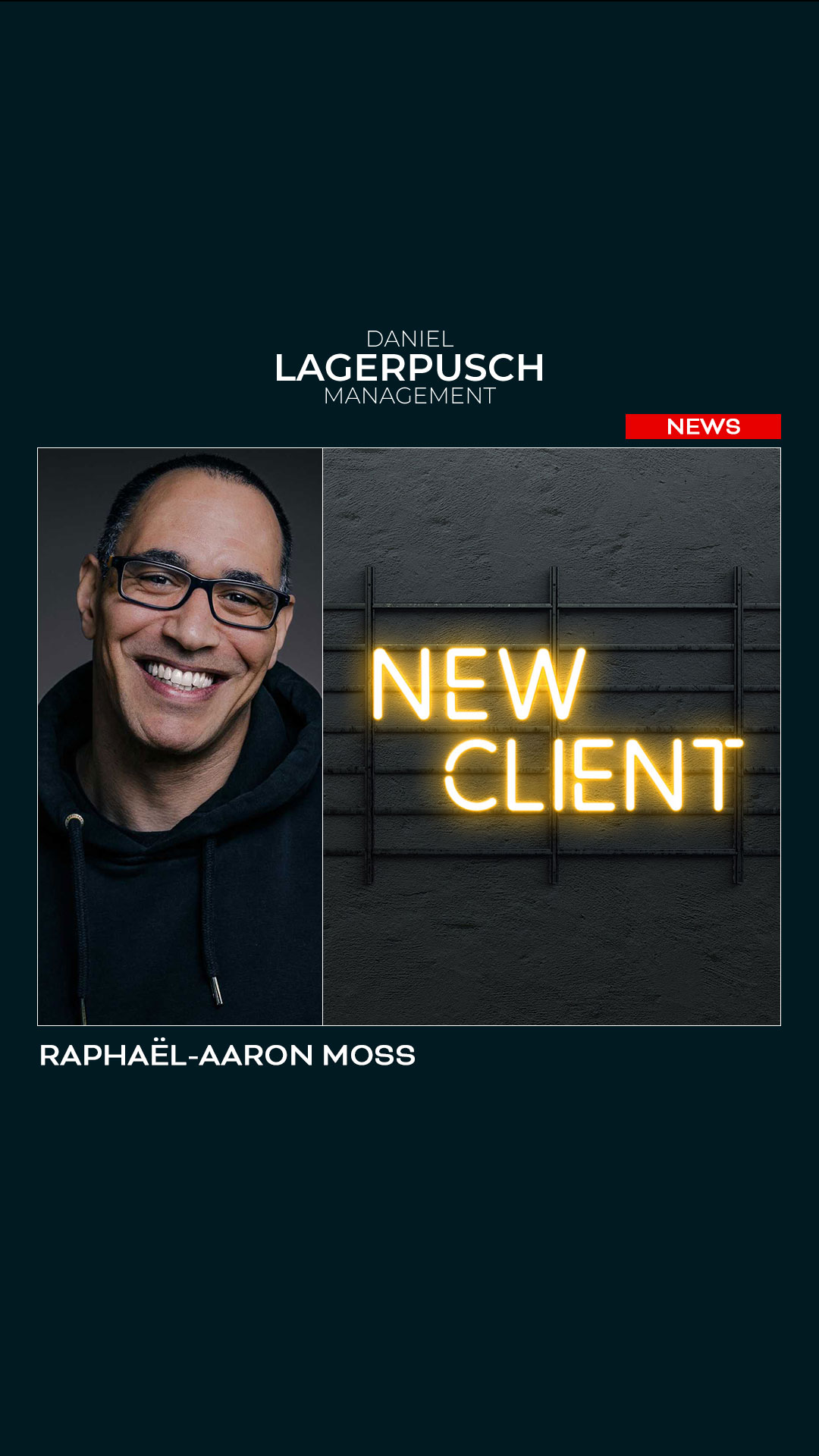 Neu bei uns: RAPHAËL-AARON MOSS