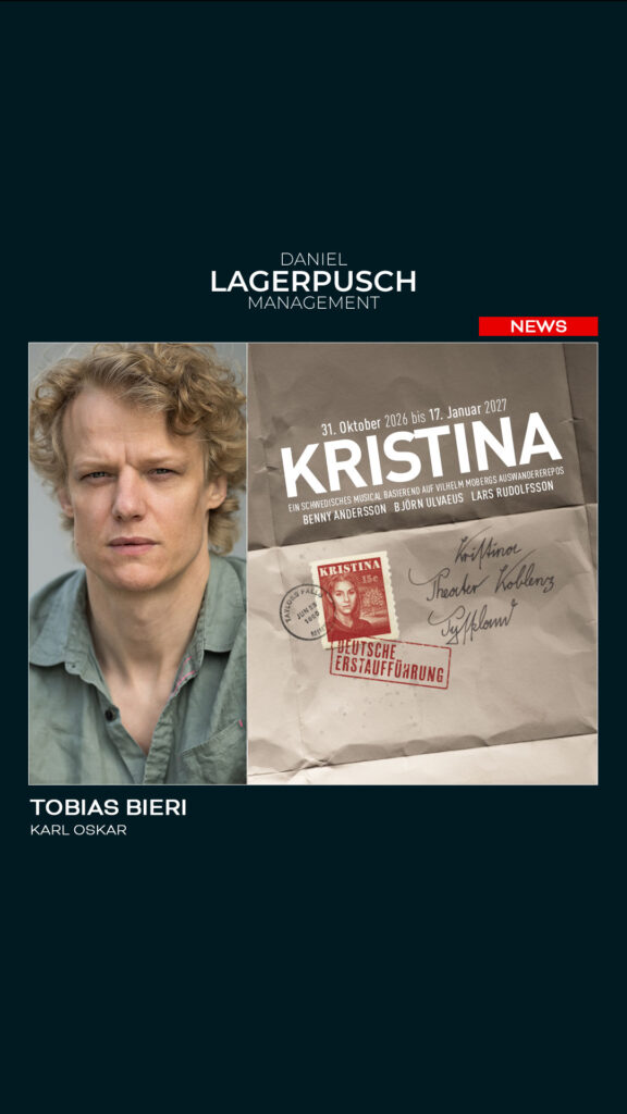 Tobias Bieri als Karl Oskar in „KRISTINA“ am Theater Koblenz