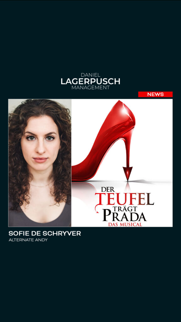 Sofie De Schryver wird Alternate Andy in „Der Teufel trägt Prada – Das Musical“ in Hamburg
