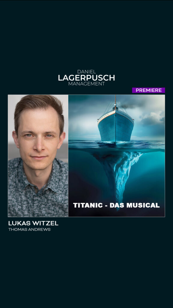 Lukas Witzel feiert Premiere mit „TITANIC – Das Musical“ am Theater Chemnitz
